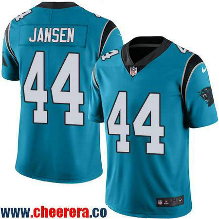 J.J. Jansen Carolina Panthers blue Color Rush jersey