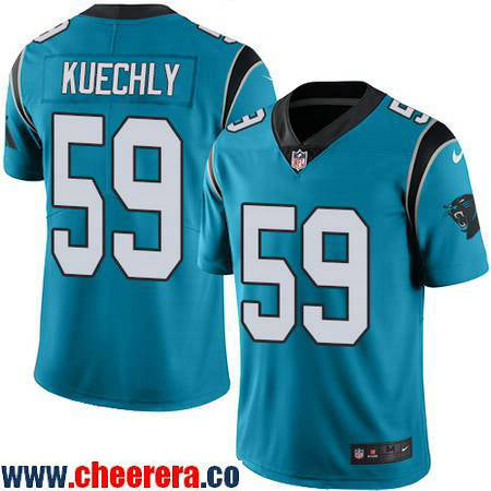 Luke Kuechly Carolina Panthers blue Color Rush jersey