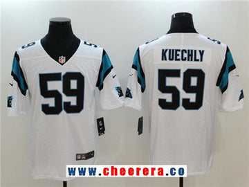 Luke Kuechly Carolina Panthers white Vapor jersey