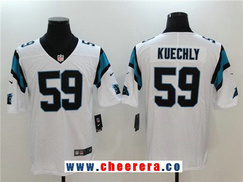 Luke Kuechly Carolina Panthers white Vapor jersey