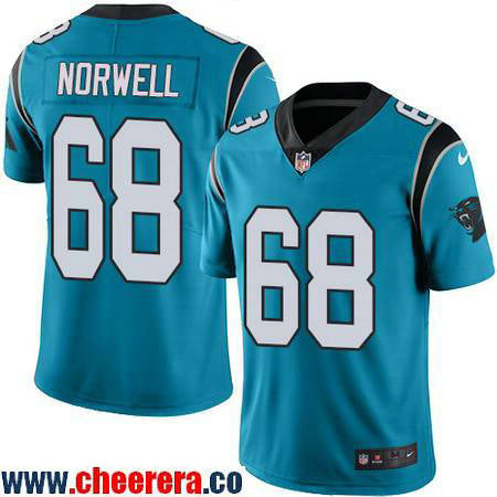 Andrew Norwell Carolina Panthers blue Color Rush jersey