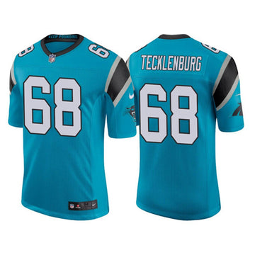 Sam Tecklenburg Carolina Panthers blue Game jersey