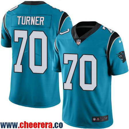 Trai Turner Carolina Panthers blue Color Rush jersey