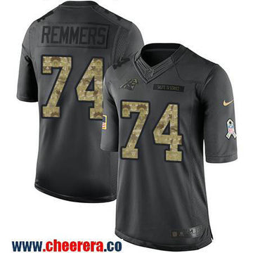 Mike Remmers Carolina Panthers black Salute To Service jersey