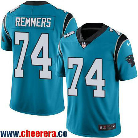 Mike Remmers Carolina Panthers blue Color Rush jersey