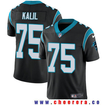 Matt Kalil Carolina Panthers black Vapor jersey