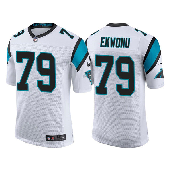 Ikem Ekwonu Carolina Panthers white jersey