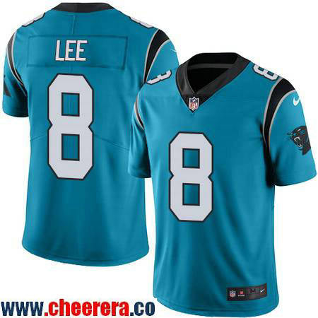 Andy Lee Carolina Panthers blue Color Rush jersey