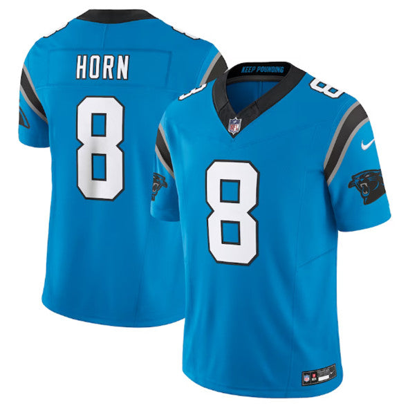 Jaycee Horn Carolina Panthers blue Vapor jersey