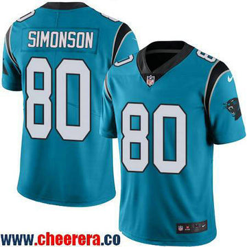Scott Simonson Carolina Panthers blue Color Rush jersey