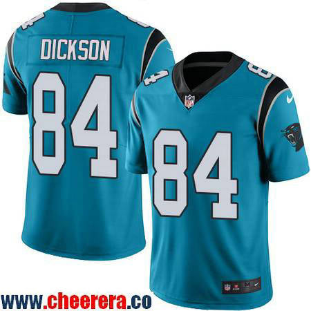 Ed Dickson Carolina Panthers blue Color Rush jersey