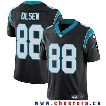 Greg Olsen Carolina Panthers black Vapor jersey