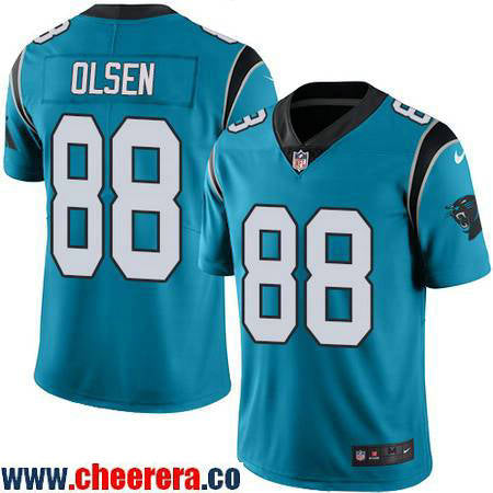 Greg Olsen Carolina Panthers blue Color Rush jersey
