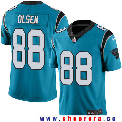 Greg Olsen Carolina Panthers blue Vapor jersey