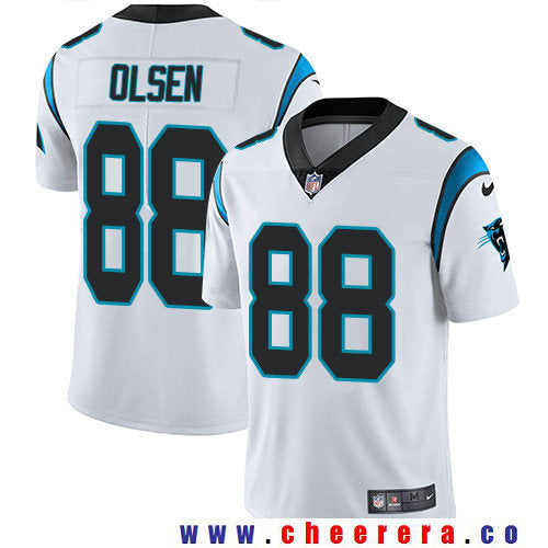Greg Olsen Carolina Panthers white Vapor jersey