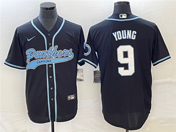 Bryce Young Carolina Panthers black jersey