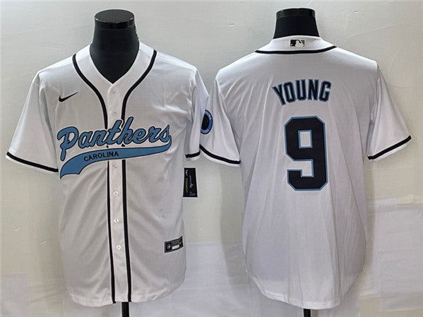 Bryce Young Carolina Panthers white jersey