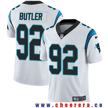 Vernon Butler Carolina Panthers white Vapor jersey