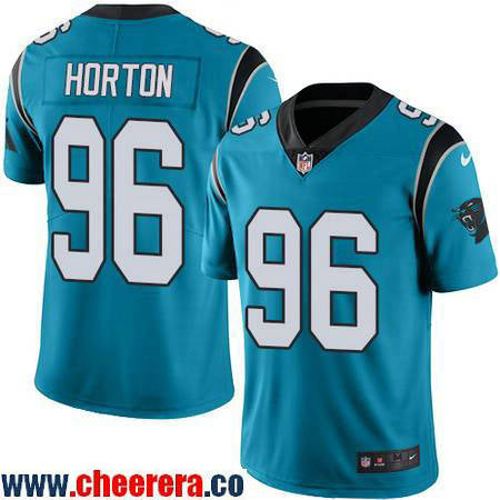 Wes Horton Carolina Panthers blue Color Rush jersey
