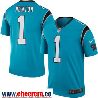 Cam Newton Nike Carolina Panthers blue Color Rush jersey