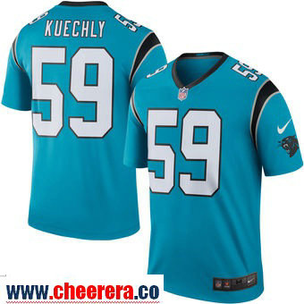 Luke Kuechly Nike Carolina Panthers blue Color Rush jersey