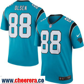 Greg Olsen Nike Carolina Panthers blue Color Rush jersey