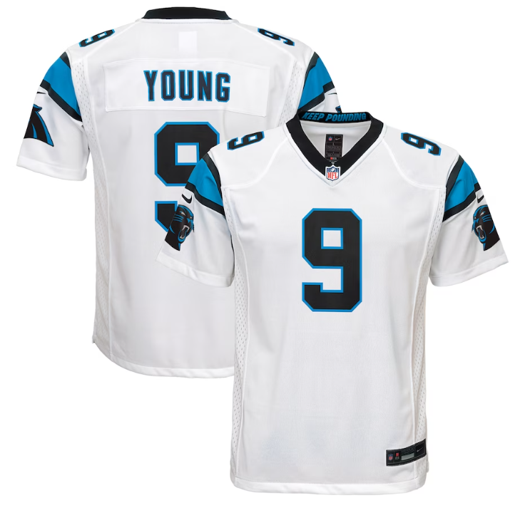 Bryce Young Carolina Panthers white Vapor jersey