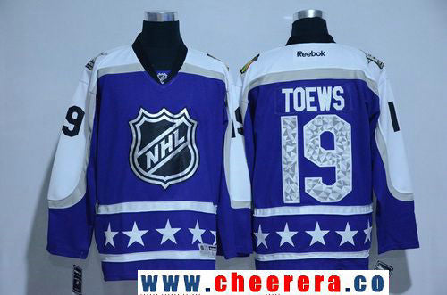 Central Division Jonathan Toews Reebok Chicago Blackhawks purple All-Star jersey