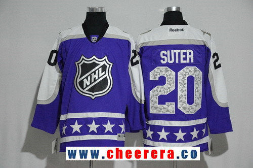 Central Division Ryan Suter Reebok Minnesota Wild purple All-Star jersey