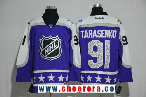 Central Division Vladimir Tarasenko Reebok St. Louis Blues purple All-Star jersey