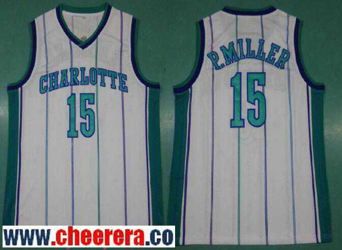 Percy Miller Charlotte Hornets white Throwback jersey