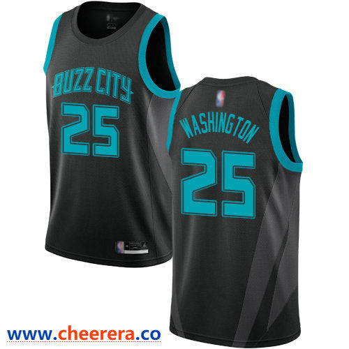 PJ Washington Charlotte Hornets black jersey