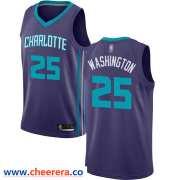 PJ Washington Charlotte Hornets purple jersey