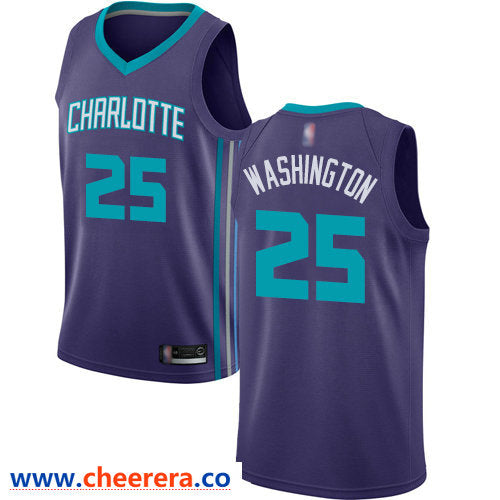 PJ Washington Charlotte Hornets purple jersey