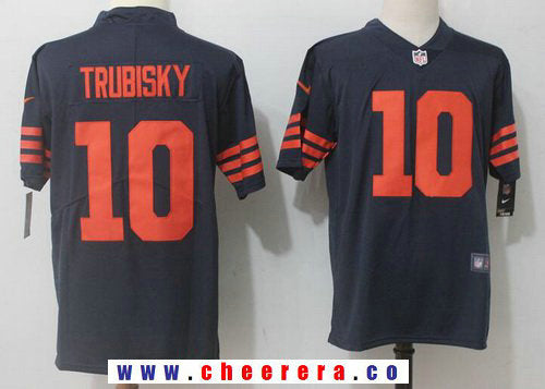 Mitchell Trubisky Chicago Bears blue Vapor jersey