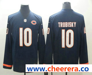 Mitchell Trubisky Nike Chicago Bears navy Limited jersey
