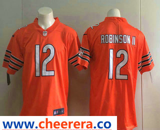 Allen Robinson II Chicago Bears orange Vapor jersey