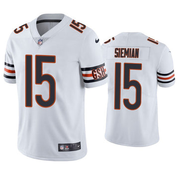 Trevor Siemian Chicago Bears white Vapor jersey