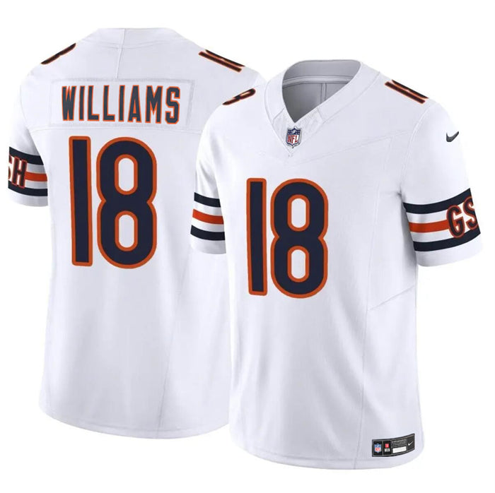 Caleb Williams Chicago Bears white Vapor jersey