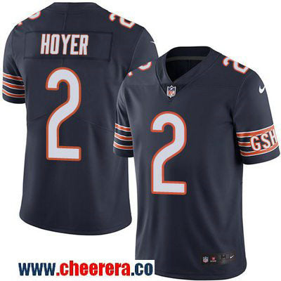 Brian Hoyer Chicago Bears navy Color Rush jersey