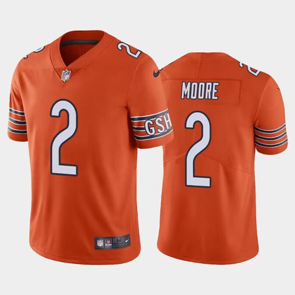D.J. Moore Chicago Bears orange Vapor jersey