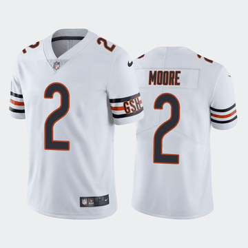 D.J. Moore Chicago Bears white Vapor jersey