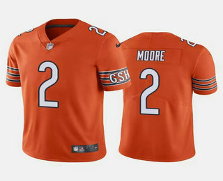 DJ Moore Chicago Bears orange Vapor jersey
