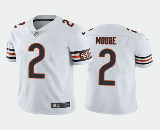 DJ Moore Chicago Bears white Vapor jersey