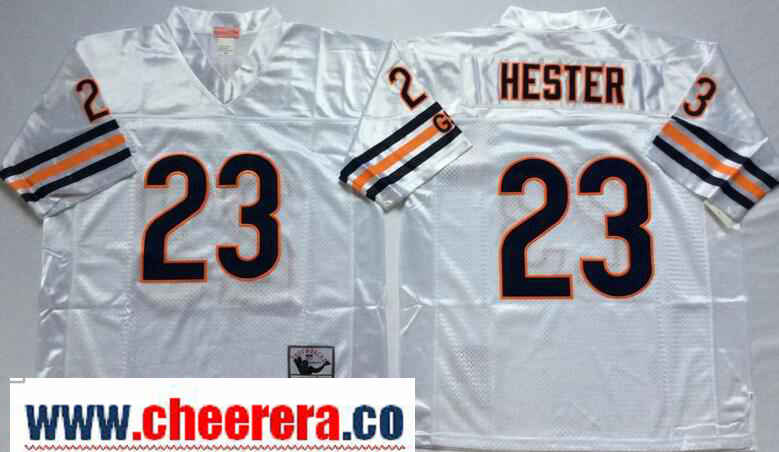Devin Hester Chicago Bears white Throwback jersey