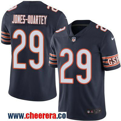 Harold Jones-Quartey Chicago Bears navy Color Rush jersey