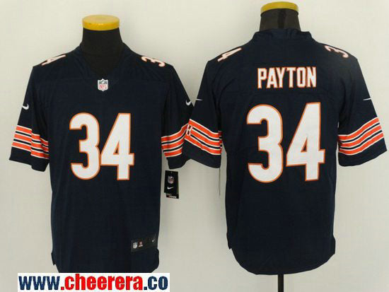 Walter Payton Chicago Bears navy Color Rush jersey