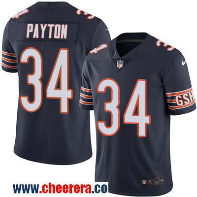 Walter Payton Chicago Bears navy Color Rush jersey