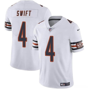 D'Andre Swift Chicago Bears white Vapor jersey