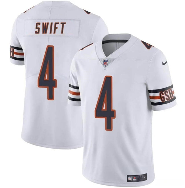 D'Andre Swift Chicago Bears white Vapor jersey